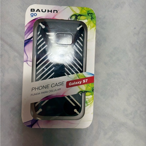 Stylish Black Phone Case for Galaxy S7 - Picture 2 of 6